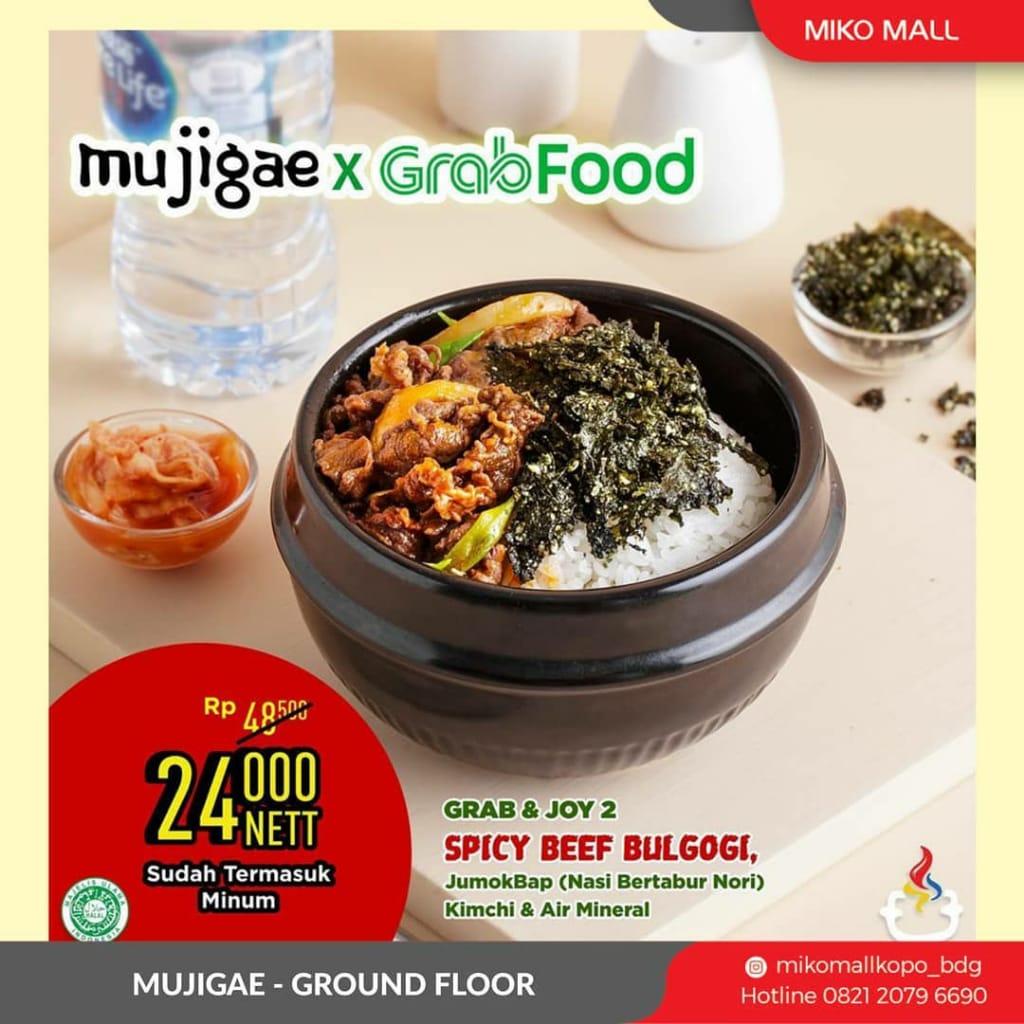 Read more about the article Mujigae Promo – Grabfood Only
